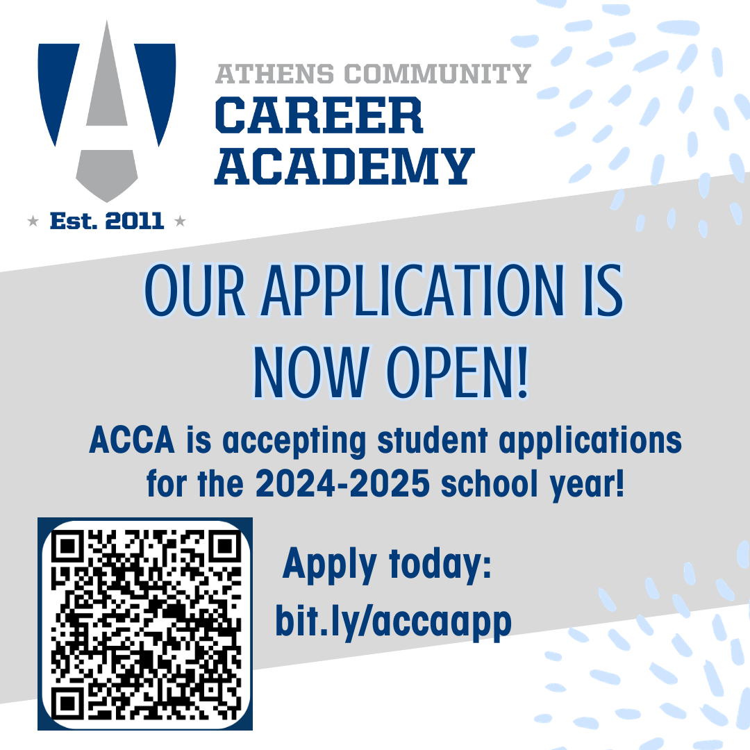 ACCA applications are open for the 2024-2025 school year!